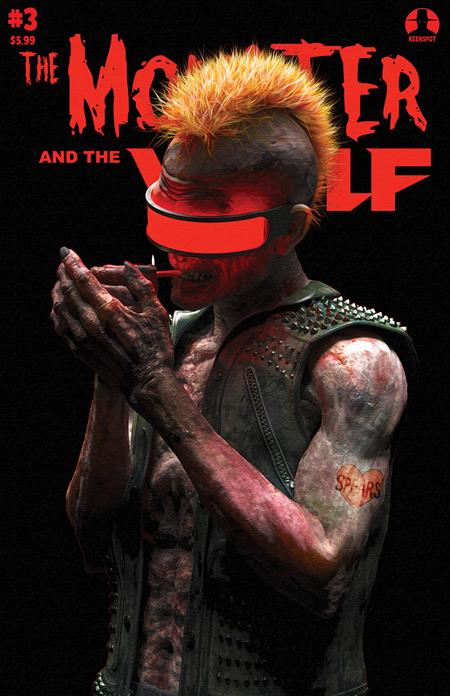 MARK SPEARS MONSTERS THE MONSTER & THE WOLF #3 CVR D MARK SPEARS PUNK VAR (Backorder, Allow 4-5 Weeks)