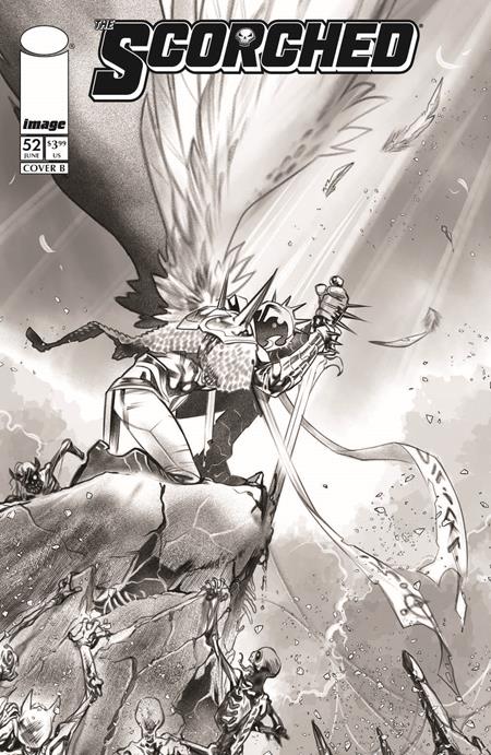 SPAWN SCORCHED #52 CVR B IG GUARA B&W VAR (Backorder, Allow 4-5 Weeks)