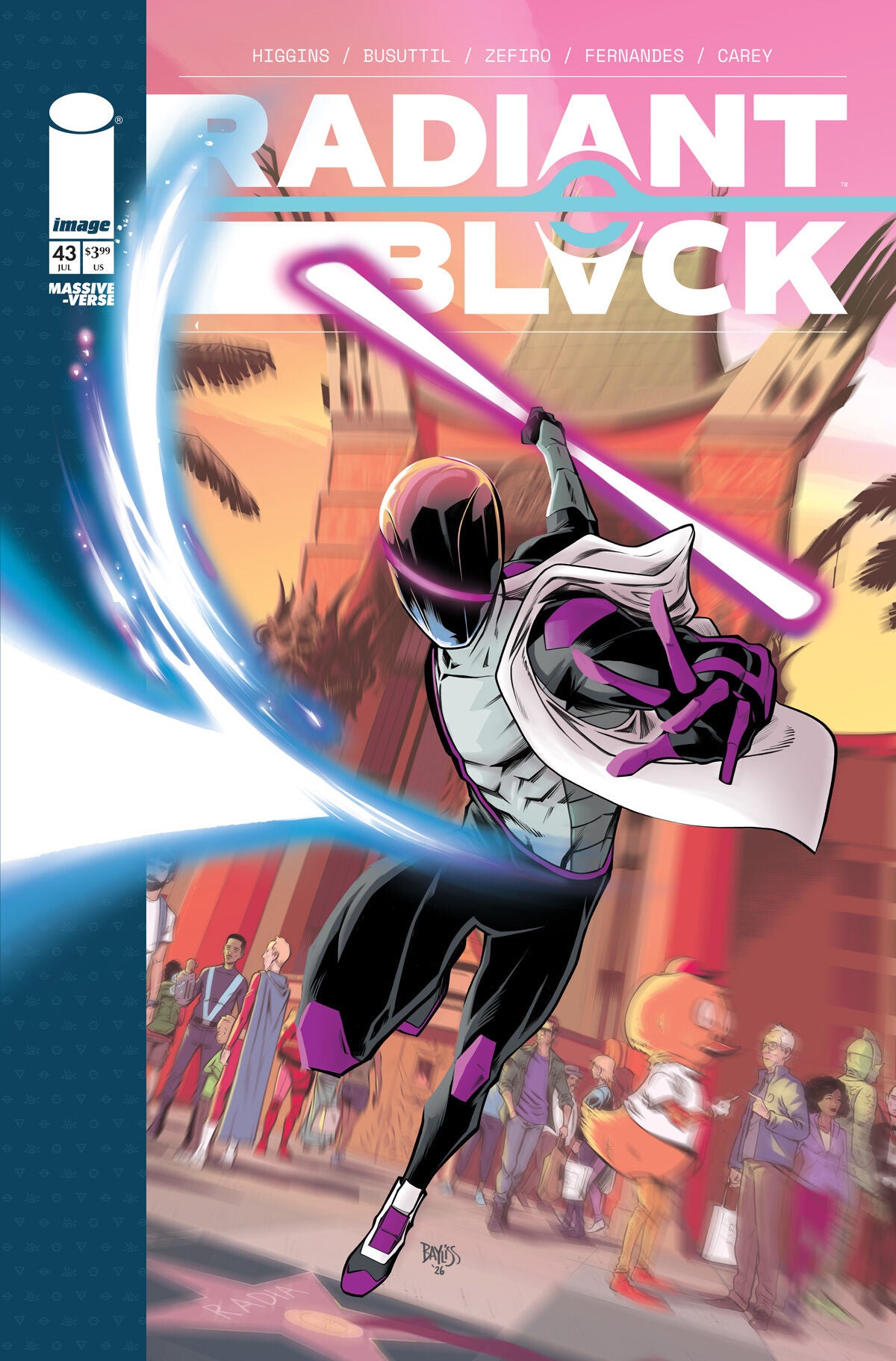 RADIANT BLACK #43 CVR D DANIEL BAYLISS SECRET COVER VAR (01 Jul Release)