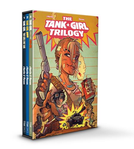 TANK GIRL TP TRILOGY SLIPCASE SET REGULAR EDITION BRETT PARSON (MR) (Backorder, Allow 4-5 Weeks)