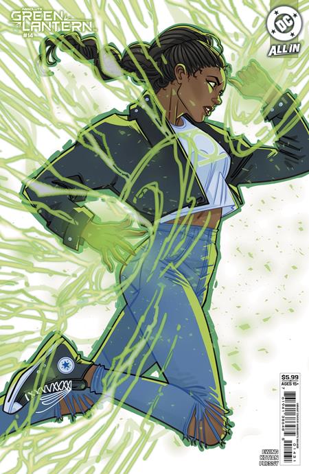 ABSOLUTE GREEN LANTERN #14 CVR C MARGUERITE SAUVAGE CARD STOCK VAR (Backorder, Allow 4-5 Weeks) | DC COMICS | Comicbookeroo