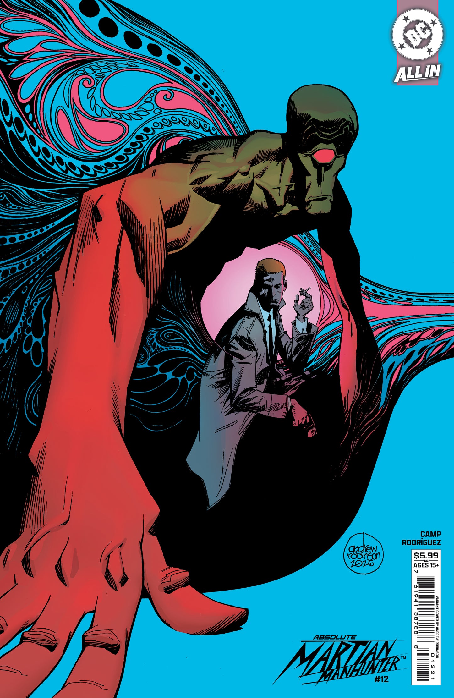 ABSOLUTE MARTIAN MANHUNTER #12 CVR B ANDREW ROBINSON CARD STOCK VAR (01 Jul Release)