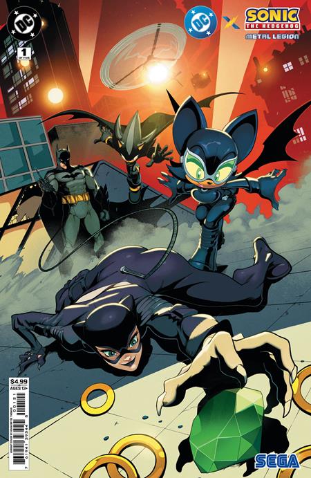 DC X SONIC THE HEDGEHOG THE METAL LEGION #1 (OF 5) CVR B ADAM BRYCE THOMAS CARD STOCK VAR (Backorder, Allow 4-5 Weeks) | DC COMICS | Comicbookeroo