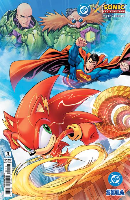 DC X SONIC THE HEDGEHOG THE METAL LEGION #1 (OF 5) CVR C SERG ACUNA CARD STOCK VAR (Backorder, Allow 4-5 Weeks) | DC COMICS | Comicbookeroo