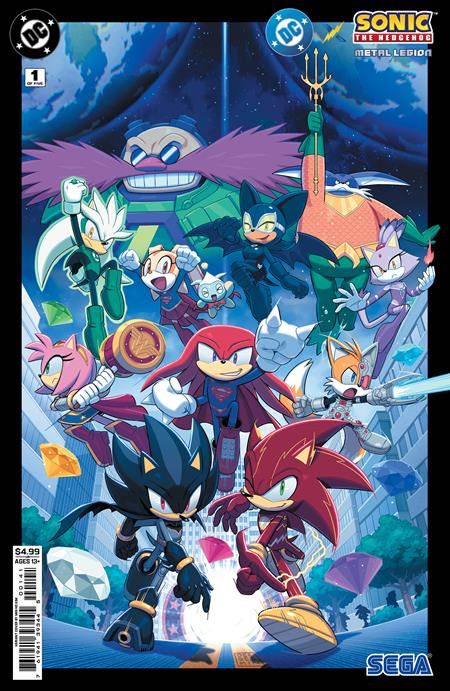 DC X SONIC THE HEDGEHOG THE METAL LEGION #1 (OF 5) CVR D MIN HO KIM CARD STOCK VAR (Backorder, Allow 4-5 Weeks) | DC COMICS | Comicbookeroo
