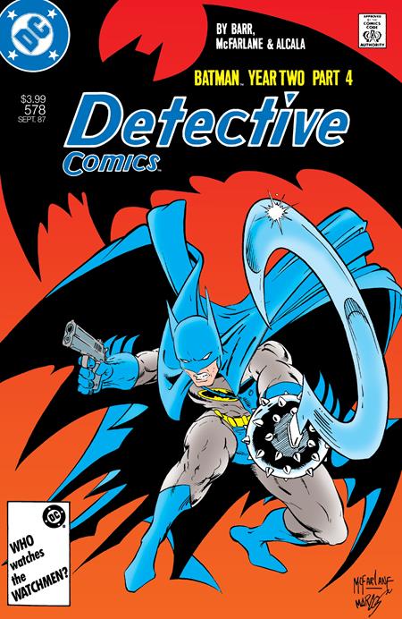 DETECTIVE COMICS #578 FACSIMILE EDITION CVR A TODD MCFARLANE (YEAR TWO PART 4 OF 4) (Backorder, Allow 4-5 Weeks) | DC COMICS | Comicbookeroo