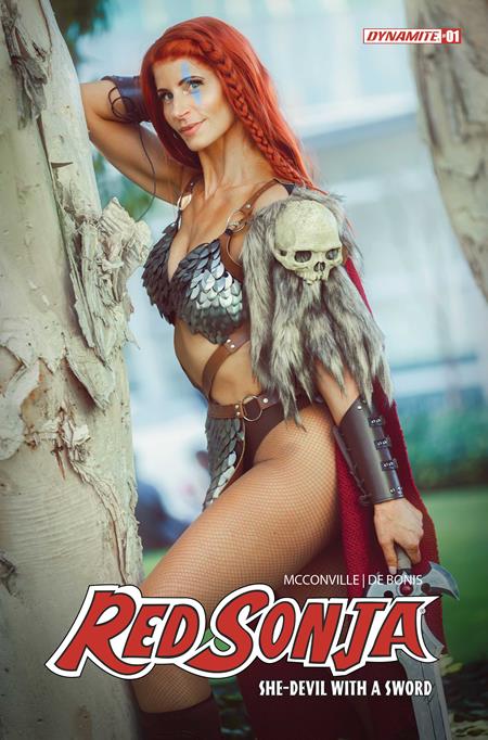 RED SONJA SHE DEVIL WITH A SWORD #1 CVR E WOMAN OF WONDER COSPLAY VAR (Backorder, Allow 4-5 Weeks)