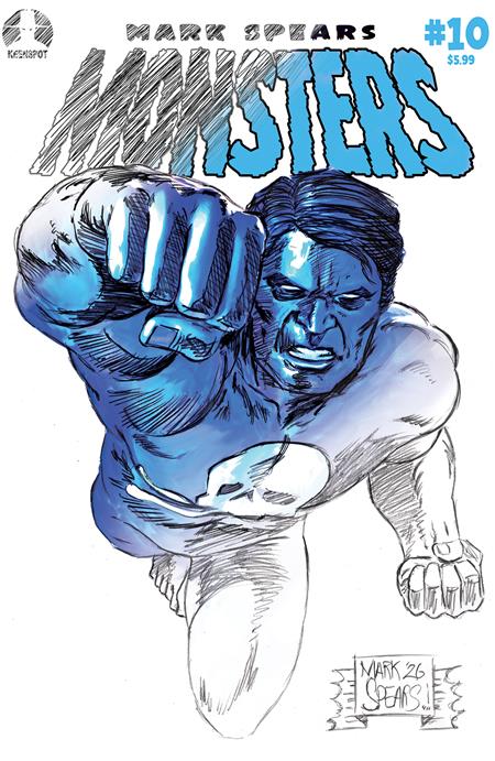 MARK SPEARS MONSTERS #10 CVR C MARK SPEARS MIDKNIGHT MAN CONCEPT VAR
