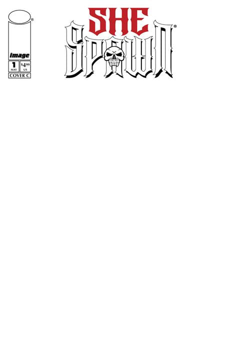 SHE-SPAWN #1 (OF 5) CVR C BLANK SKETCH VAR (Backorder, Allow 4-5 Weeks)