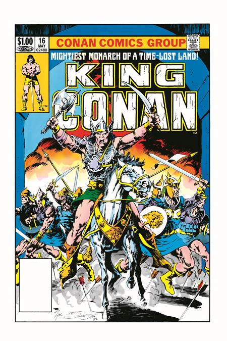 KING CONAN THE ORIGINAL COMICS OMNIBUS HC VOL 01 DIRECT MARKET EXCLUSIVE MARC SILVESTRI CVR (MR) (Backorder, Allow 4-5 Weeks)