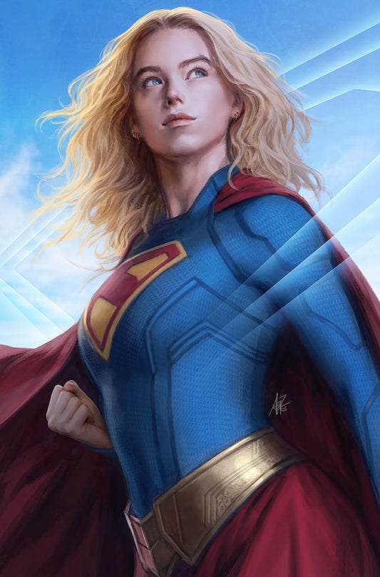 SUPERMAN #39 CVR E STANLEY ARTGERM LAU SUPERGIRL MOVIE CARD STOCK VAR (THE REIGN OF THE SUPERBOYS) (24 Jun Release)