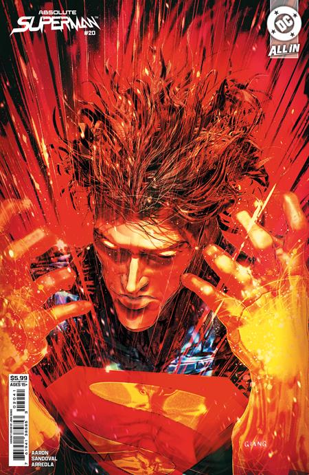 ABSOLUTE SUPERMAN #20 CVR D JOHN GIANG CARD STOCK VAR (Backorder, Allow 4-5 Weeks)