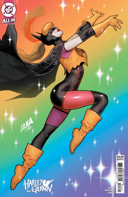 HARLEY QUINN #63 CVR B DAVID NAKAYAMA CARD STOCK VAR (Backorder, Allow 4-5 Weeks)