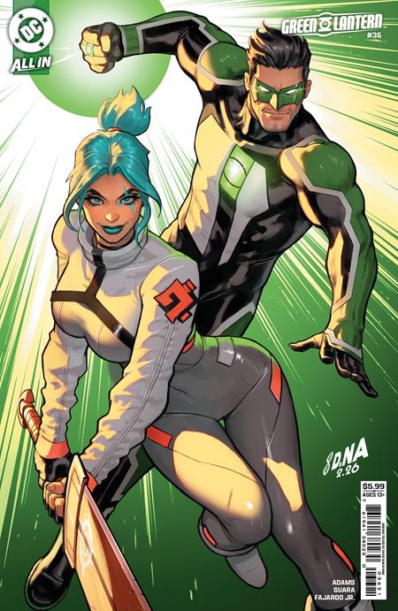 GREEN LANTERN #36 CVR B DAVID NAKAYAMA CARD STOCK VAR (Backorder, Allow 4-5 Weeks)