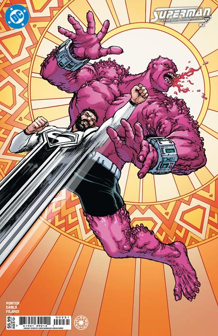 SUPERMAN FATHER OF TOMORROW #2 (OF 6) CVR C CHRIS BURNHAM CARD STOCK VAR (Backorder, Allow 4-5 Weeks)