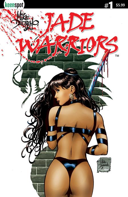 JADE WARRIORS #1 CVR A MIKE DEODATO BLOODY SWORD (Backorder, Allow 4-5 Weeks)