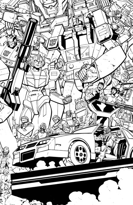MASK #1 CVR F TOM REILLY ENERGON UNIVERSE THIRD ANNIVERSARY B&W CONNECTING VAR (Backorder, Allow 4-5 Weeks) | IMAGE COMICS | Comicbookeroo
