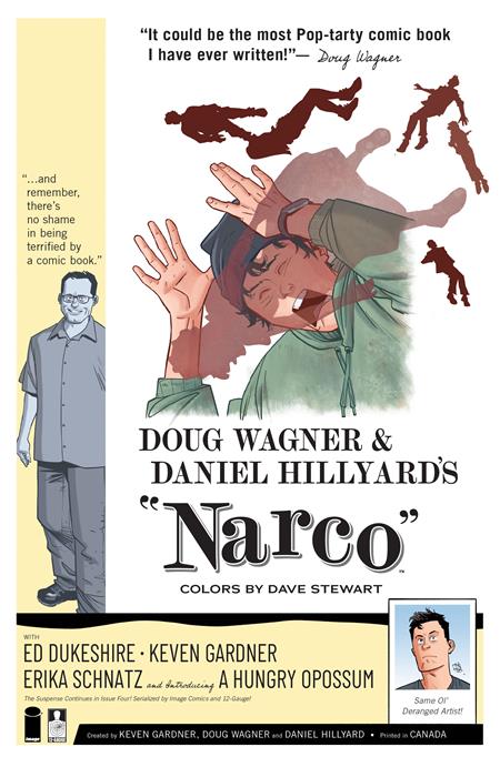 NARCO #4 (OF 5) CVR B DANIEL HILLYARD & DAVE STEWART HITCHCOCK HOMAGE VAR (Backorder, Allow 4-5 Weeks)