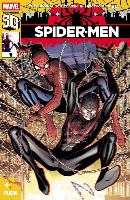 SPIDER MEN (2012) #1 PAN DIMENSIONAL 3D EDITION (Backorder, Allow 4-5 Weeks)