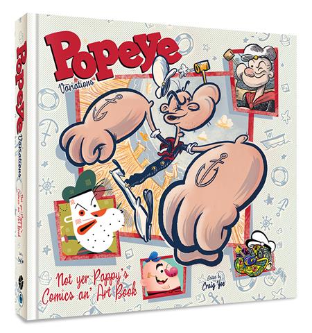 POPEYE VARIATIONS HC NOT YER PAPPYS COMICS AN ART BOOK (Backorder, Allow 4-5 Weeks)