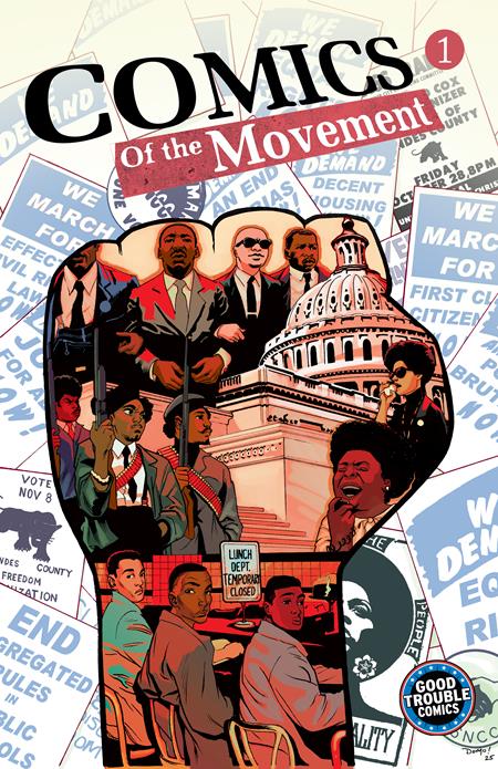 COMICS OF THE MOVEMENT (ONE SHOT) CVR A DOMO STANTON (Backorder, Allow 4-5 Weeks) | GOOD TROUBLE COMICS | Comicbookeroo