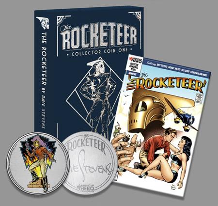 ROCKETEER COLLECTION COIN SET SIGNATURE SILVER EDITION Limited to 250 Allocations May Occur (Backorder, Allow 4-5 Weeks)