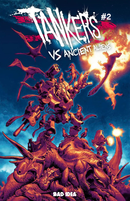 TANKERS VS ANCIENT ALIENS #2 (OF 4) CVR B LEWIS LAROSA VAR (15 Jul Release)