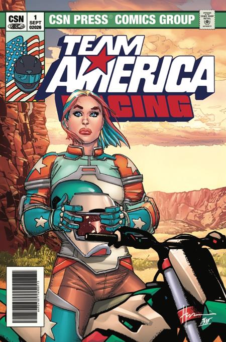 TEAM AMERICA RACING FULL THROTTLE EDITION #1 (ONE SHOT) CVR A HOWARD CHAYKIN (Backorder, Allow 4-5 Weeks)