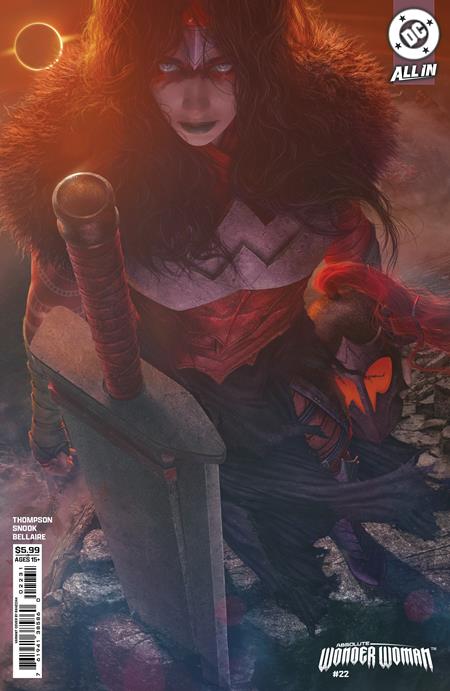 ABSOLUTE WONDER WOMAN #22 CVR C RAHZZAH CARD STOCK VAR (Backorder, Allow 4-5 Weeks)