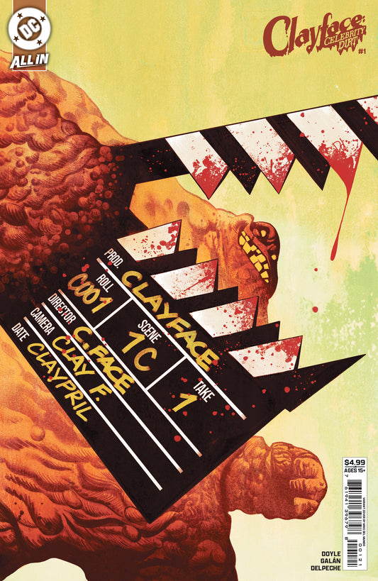 CLAYFACE CELEBRITY DIRT #1 (OF 6) CVR B MIKE DEL MUNDO CARD STOCK VAR (08 Jul Release)