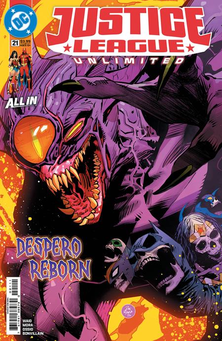 JUSTICE LEAGUE UNLIMITED #21 CVR A DAN MORA (Backorder, Allow 4-5 Weeks)