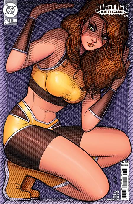 JUSTICE LEAGUE UNLIMITED #21 CVR C NATHAN SZERDY CARD STOCK VAR (Backorder, Allow 4-5 Weeks)