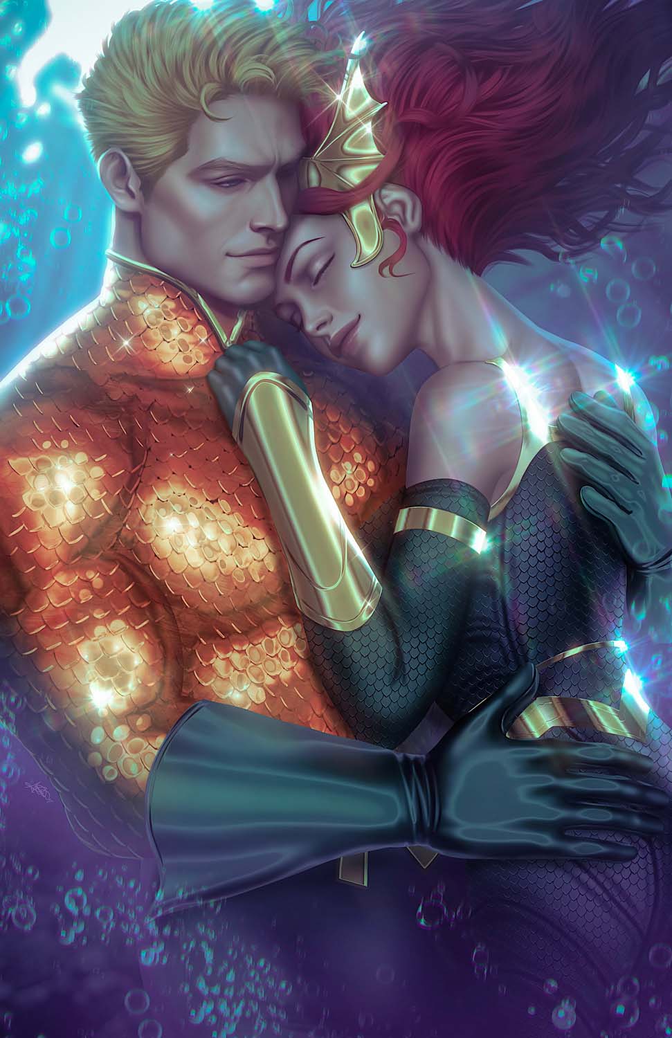 EMPEROR AQUAMAN #19 CVR B ARIEL DIAZ CARD STOCK VAR (08 Jul Release)