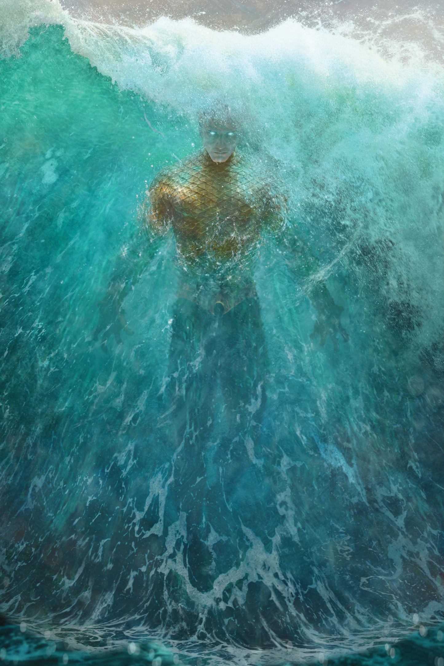 EMPEROR AQUAMAN #19 CVR C RAHZZAH CARD STOCK VAR (08 Jul Release)