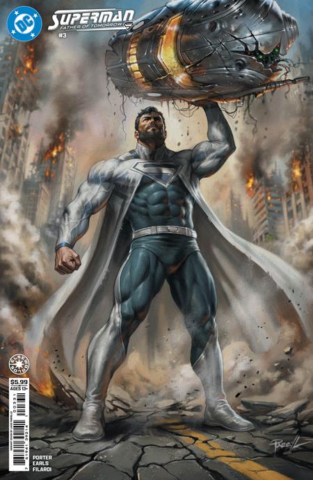 SUPERMAN FATHER OF TOMORROW #3 (OF 6) CVR C LUCIO PARRILLO CARD STOCK VAR (Backorder, Allow 4-5 Weeks)
