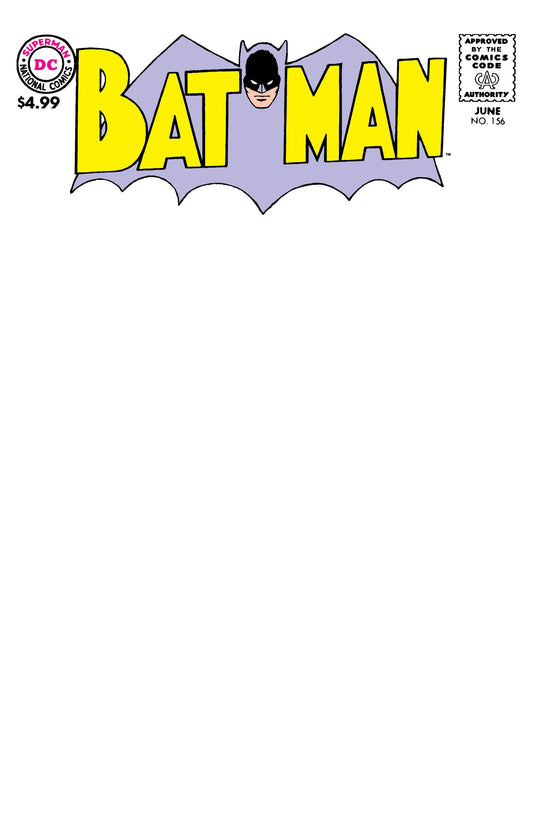 BATMAN #156 FACSIMILE EDITION CVR B BLANK CARD STOCK VAR (08 Jul Release)