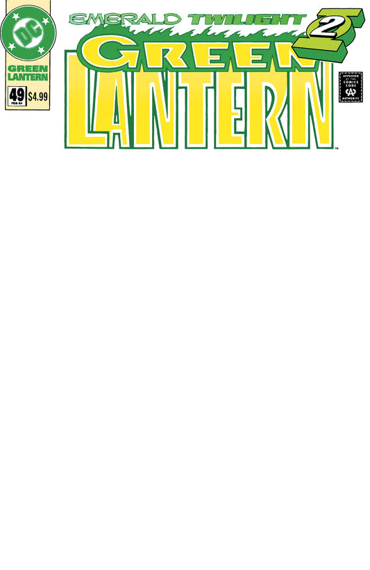 GREEN LANTERN #49 FACSIMILE EDITION CVR B BLANK CARD STOCK VAR (08 Jul Release)