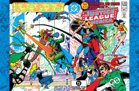 JUSTICE LEAGUE OF AMERICA #200 FACSIMILE EDITION CVR A GEORGE PEREZ (Backorder, Allow 4-5 Weeks)