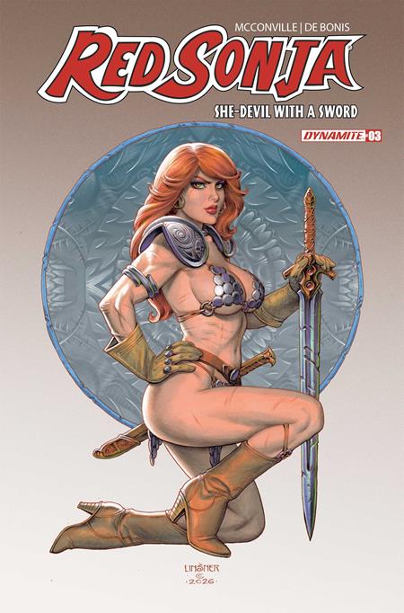 RED SONJA SHE DEVIL WITH A SWORD #3 CVR C JOSEPH MICHAEL LINSNER VAR (Backorder, Allow 4-5 Weeks)