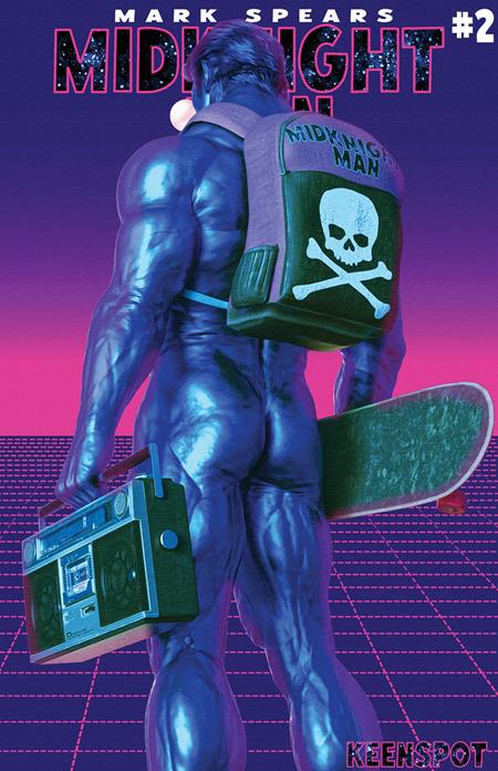 MARK SPEARS MIDKNIGHT MAN #2 CVR E MARK SPEARS ELECTRIC BLUE VAR (Backorder, Allow 4-5 Weeks)