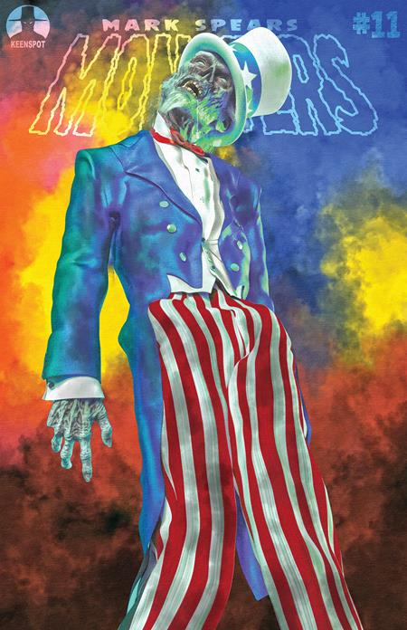 MARK SPEARS MONSTERS #11 CVR D MARK SPEARS RED WHITE & DEAD VAR (Backorder, Allow 4-5 Weeks)