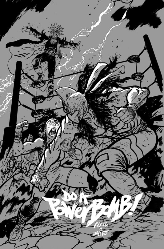 DO A POWERBOMB BLACK AND WHITE #1 (OF 3) CVR C DANIEL WARREN JOHNSON VAR (08 Jul Release)