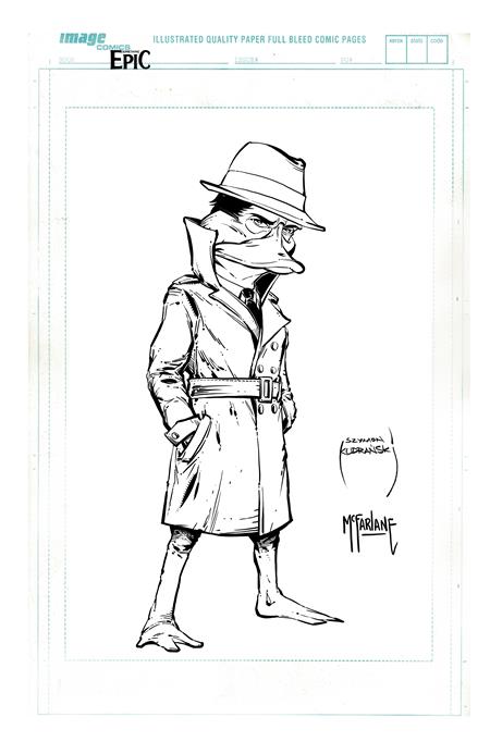 SOMETHING EPIC #13 CVR B SZYMON KUDRANSKI & TODD MCFARLANE RAW ART VAR (15 Jul Release)