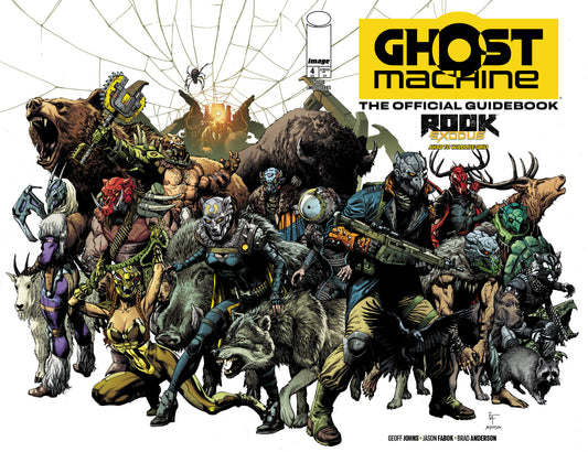 GHOST MACHINE THE OFFICIAL GUIDEBOOK #4 (OF 5) CVR A GARY FRANK & BRAD ANDERSON WRAPAROUND (01 Jul Release)