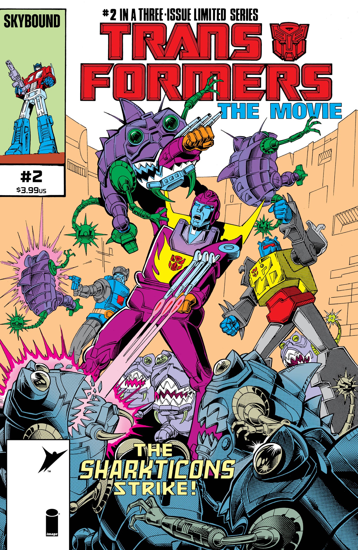 TRANSFORMERS THE MOVIE 40TH ANNIVERSARY EDITION #2 (OF 3) CVR B DON PERLIN & IAN AKIN & BRIAN GARVEY VAR (01 Jul Release)