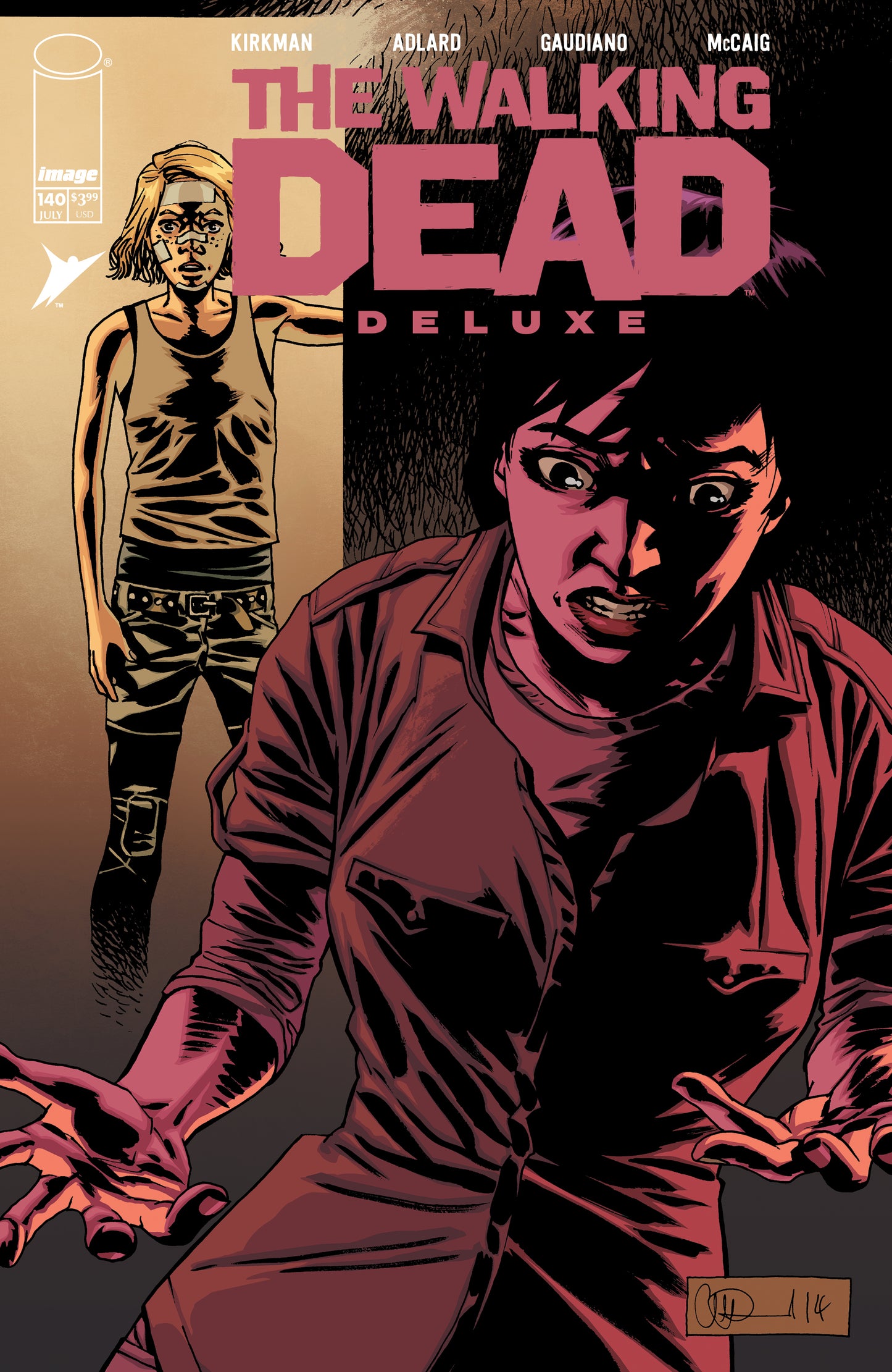 WALKING DEAD DELUXE #140 CVR B CHARLIE ADLARD & DAVE MCCAIG VAR (MR) (01 Jul Release)