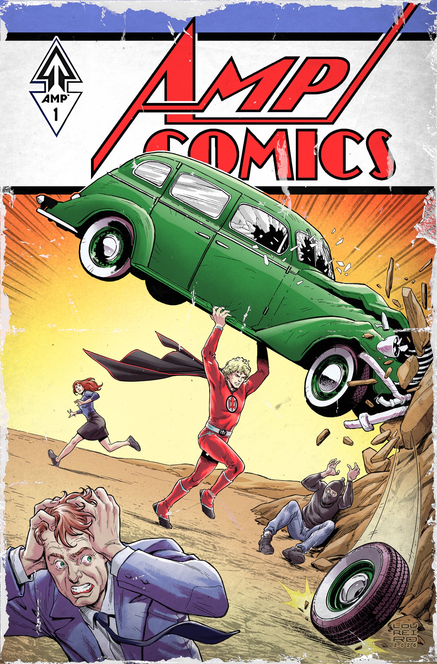 GREATEST AMERICAN HERO #1 (OF 5) CVR D RAFAEL LOUREIRO HOMAGE VAR (29 Jul Release)