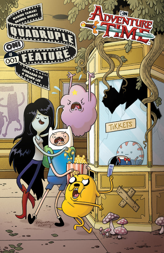 ADVENTURE TIME QUADRUPLE FEATURE #1 (OF 4) CVR A BRENDA HICKEY (01 Jul Release)