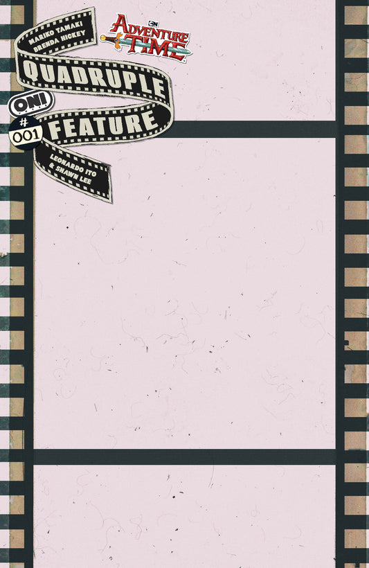 ADVENTURE TIME QUADRUPLE FEATURE #1 (OF 4) CVR C CELLULOID BLANK SKETCH VAR (01 Jul Release)