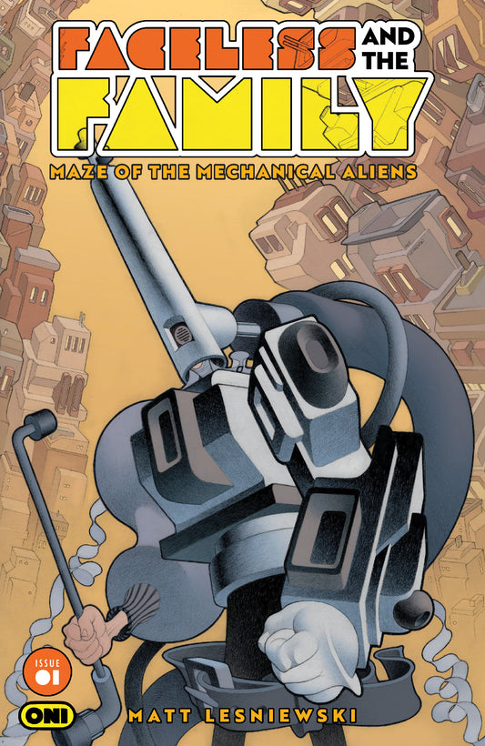 FACELESS AND THE FAMILY MAZE OF THE MECHANICAL ALIENS #1 (OF 4) CVR A MATT LESNIEWSKI (01 Jul Release)